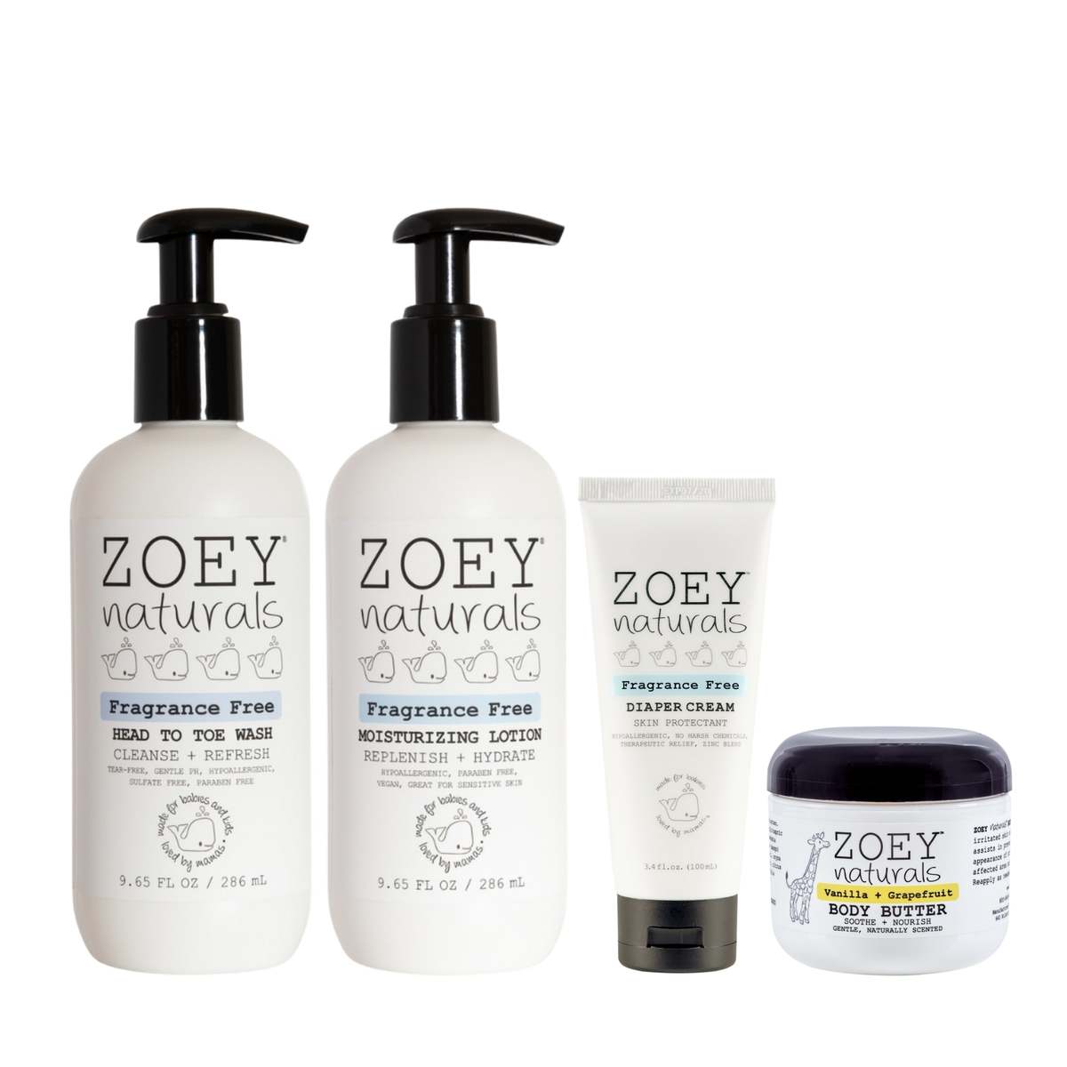 Zoey Naturals Gentle Baby Care Bundle Set - Image 1 of 6