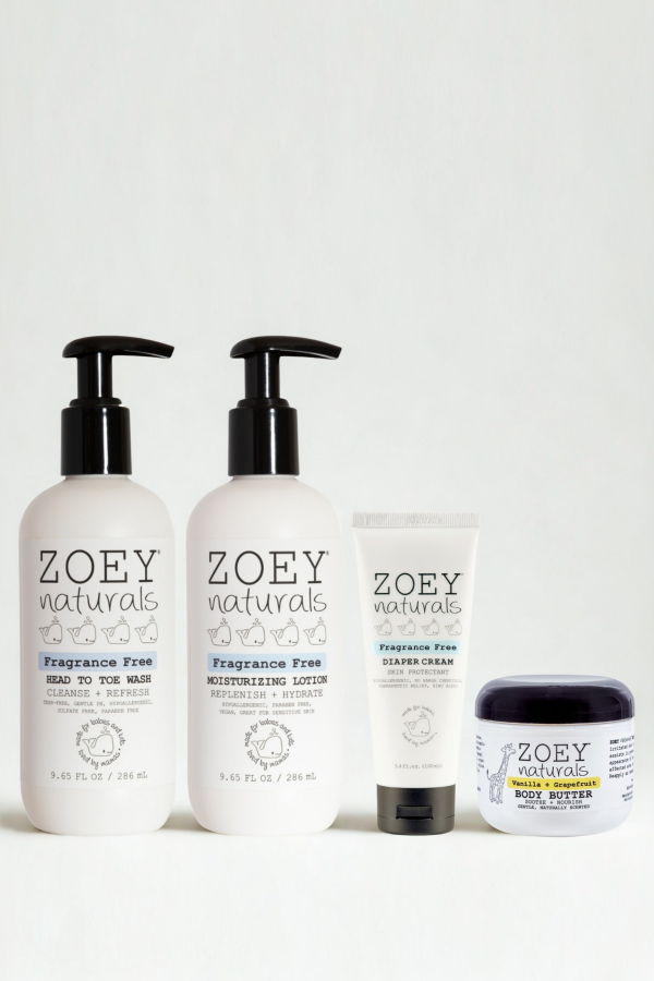 Zoey Naturals Gentle Baby Care Bundle Set