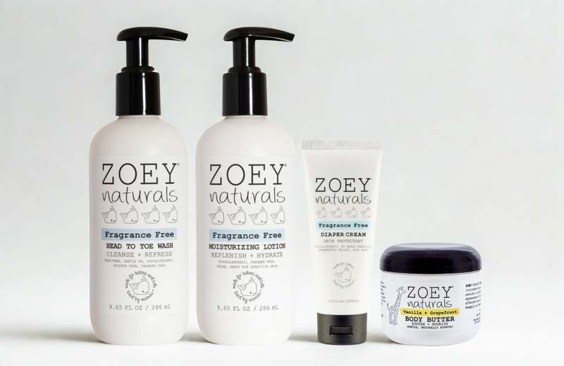 Zoey Naturals Gentle Baby Care Bundle Set