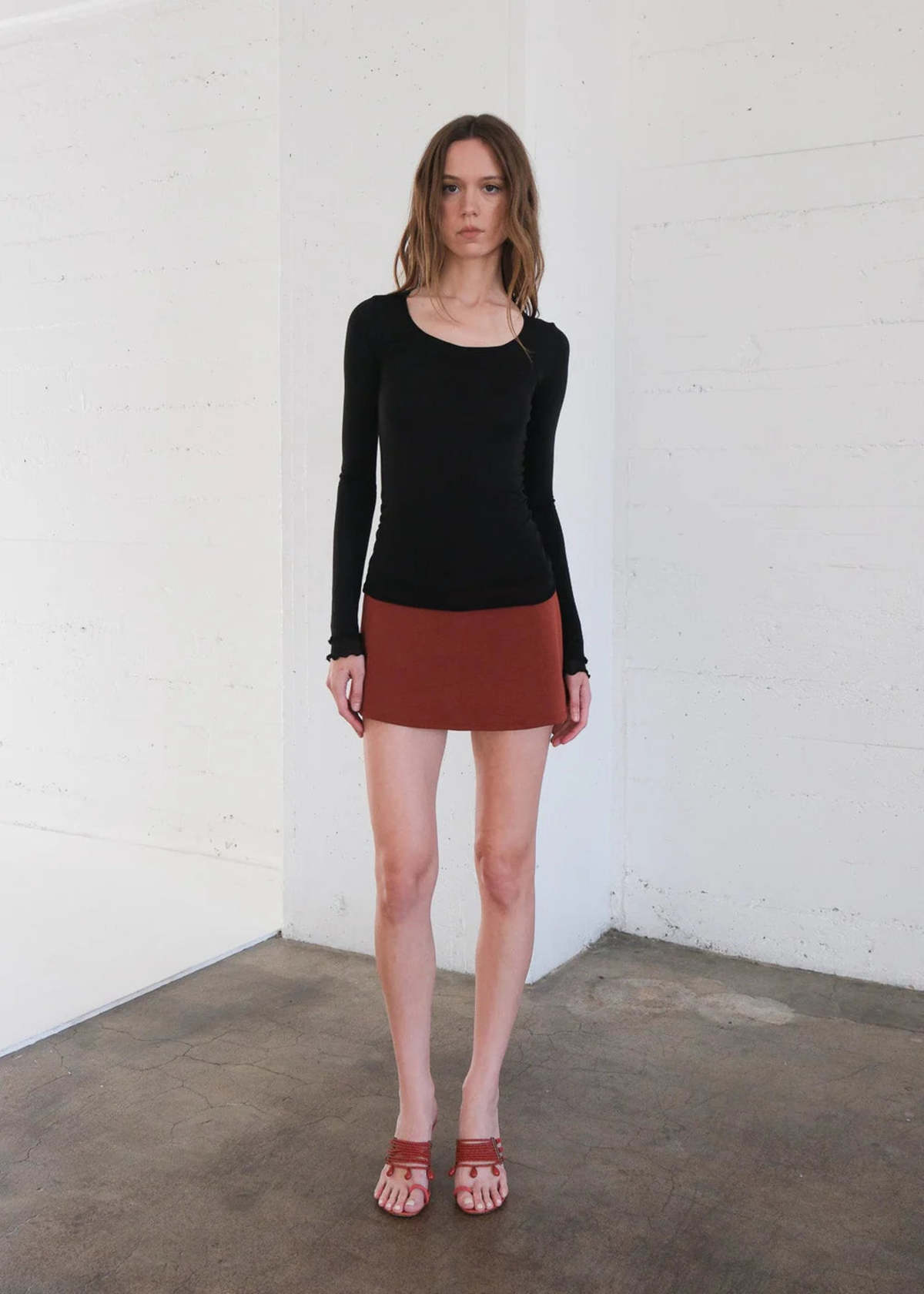 Geel Aria Mini Skort - Copper - Image 2 of 2