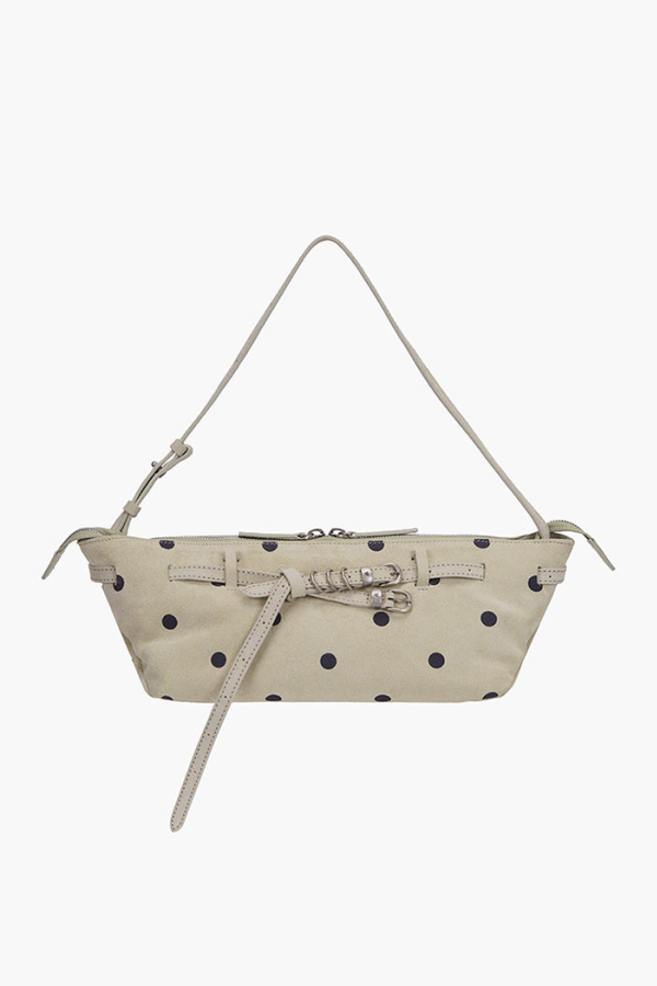 MARGESHERWOOD Grandma Used Sling Bag - Blond Wood Printed Suede
