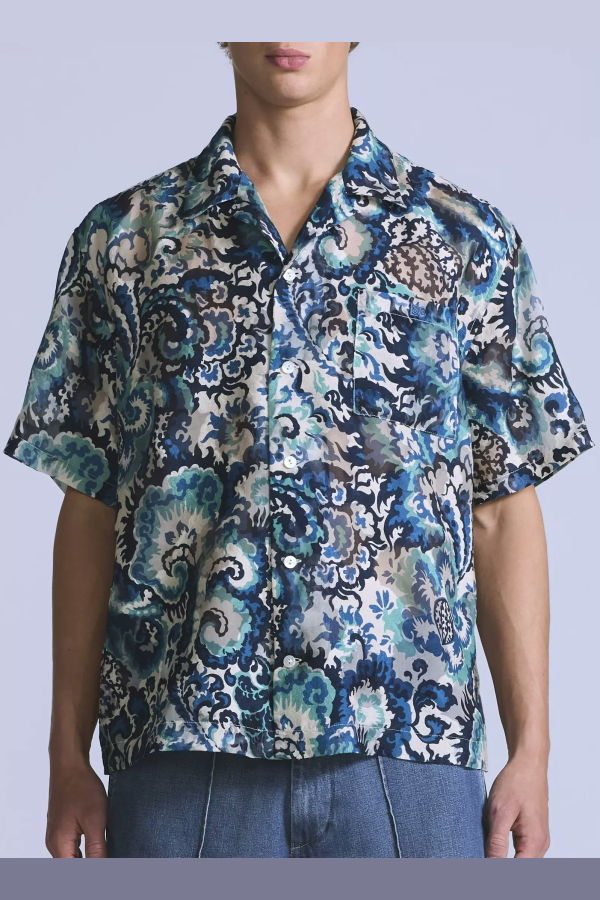 Levi's Blue Tab Camp Shirt Jacquard