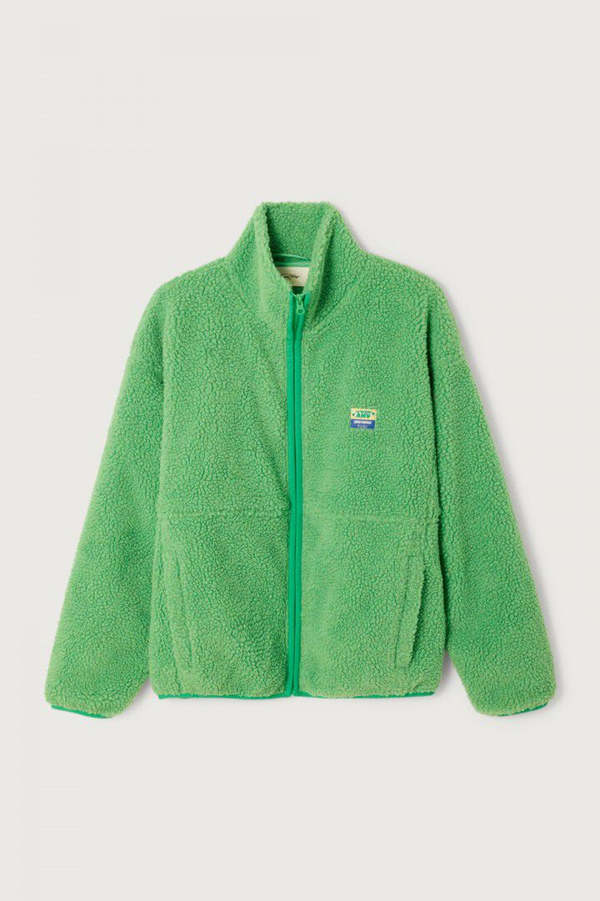 American Vintage Hoktown Zip Up Fleece Jacket - Palm Tree American Vintage Hoktown Zip Up Fleece Jacket - Palm Tree