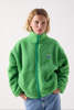 American Vintage Hoktown Zip Up Fleece Jacket - Palm Tree - Thumbnail 2