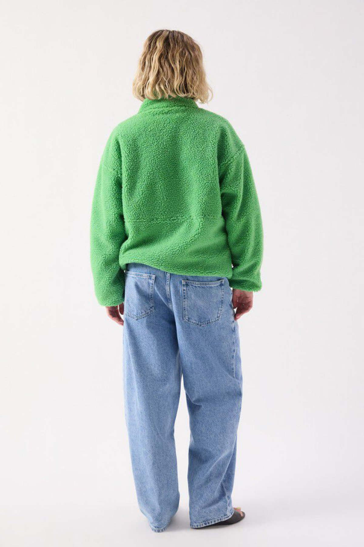 American Vintage Hoktown Zip Up Fleece Jacket - Palm Tree - Image 3 of 7