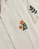Portuguese Flannel Spring Embroidery Flowers Shirt - Thumbnail 4