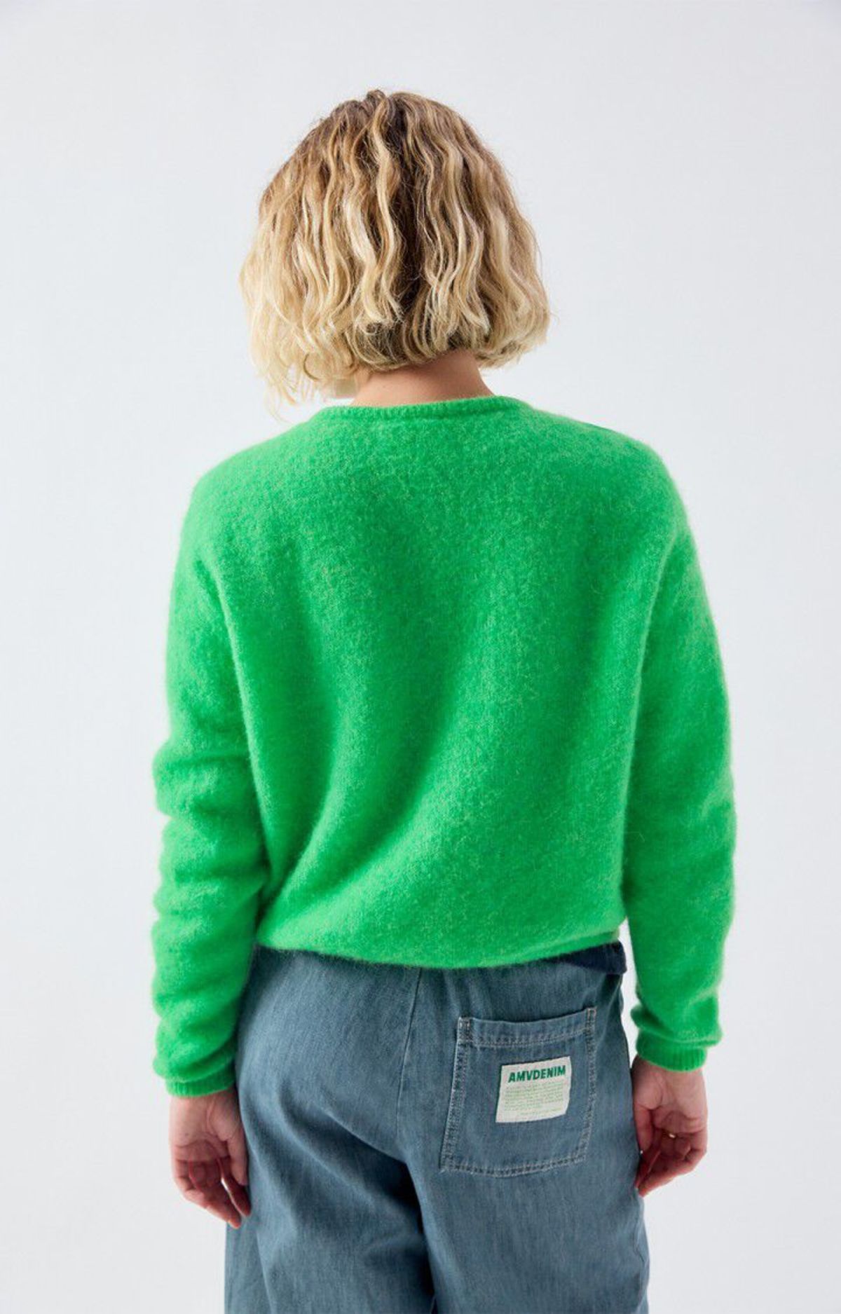 American Vintage Vito Cardigan - Garden Green - Image 8 of 9