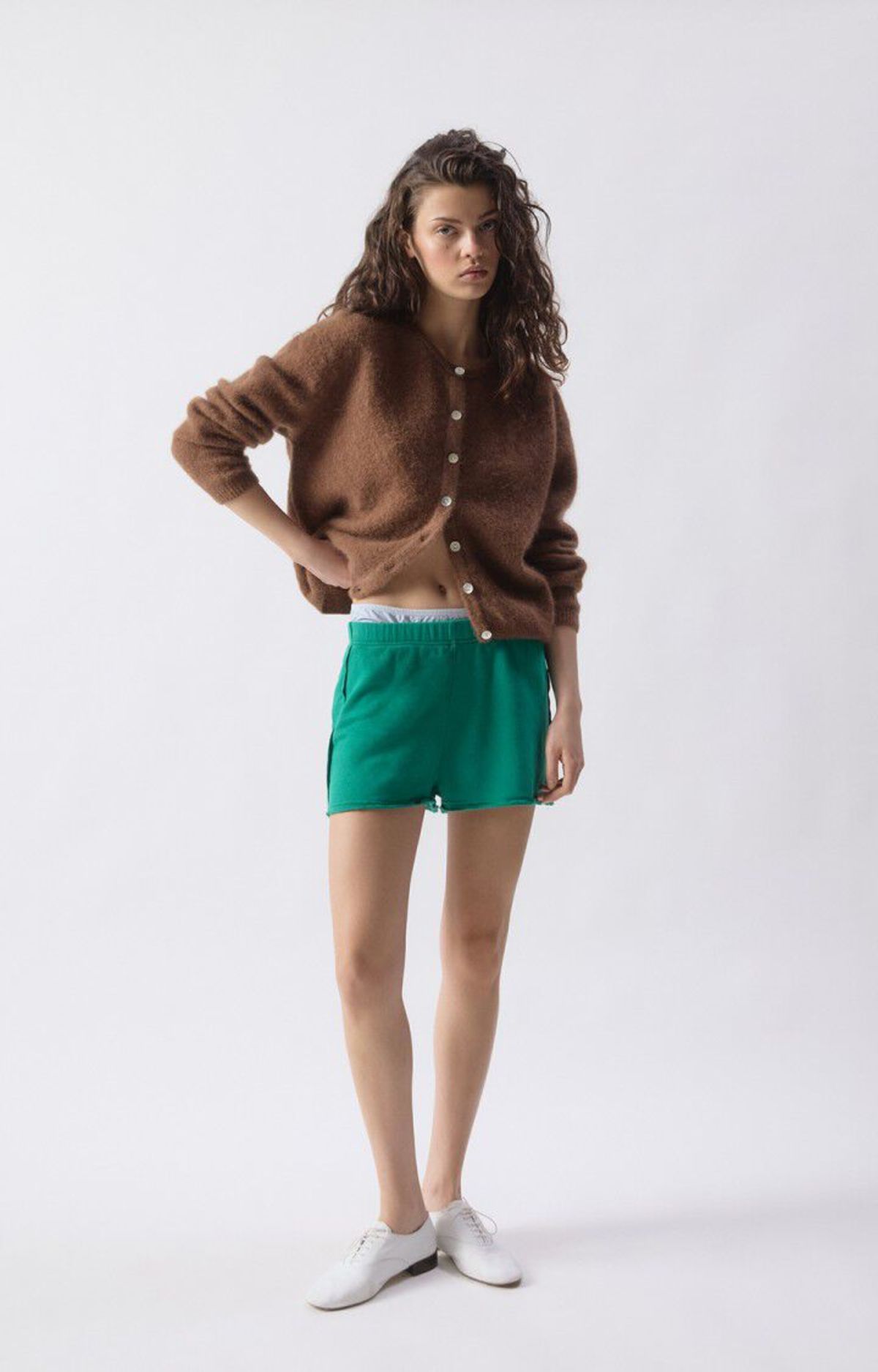 American Vintage Vito Cardigan Sweater - Chocolate - Image 4 of 7