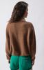 American Vintage Vito Cardigan Sweater - Chocolate - Thumbnail 5