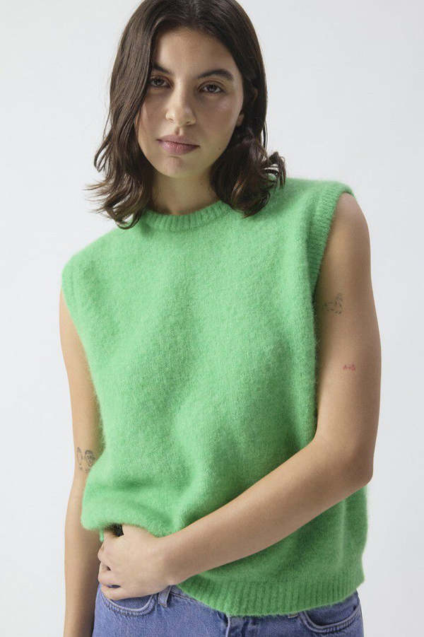 American Vintage Vito Vest - Garden Green