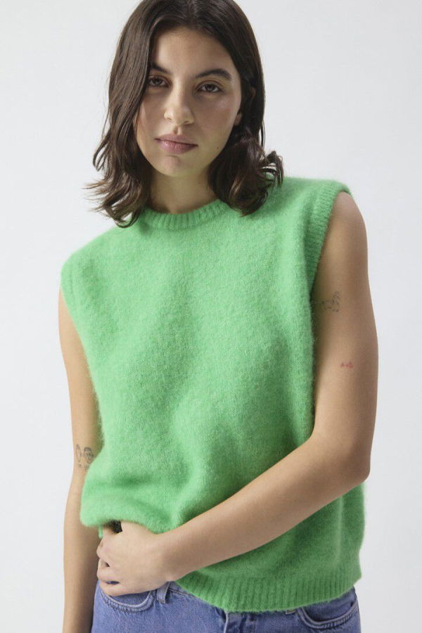 American Vintage Vito Vest - Garden Green