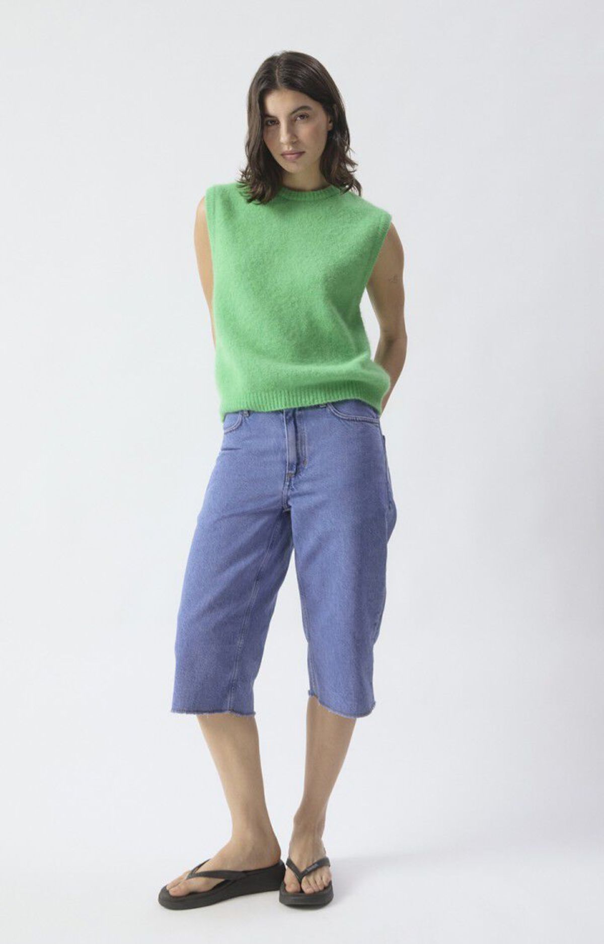 American Vintage Vito Vest - Garden Green - Image 5 of 7