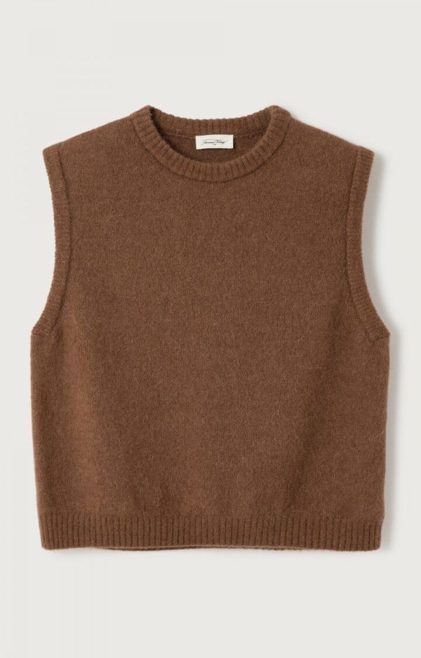 American Vintage Vito Vest - Chocolate