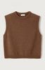 American Vintage Vito Vest - Chocolate - Thumbnail 1