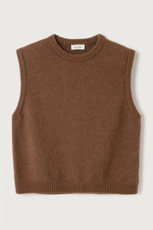 American Vintage Vito Vest - Chocolate