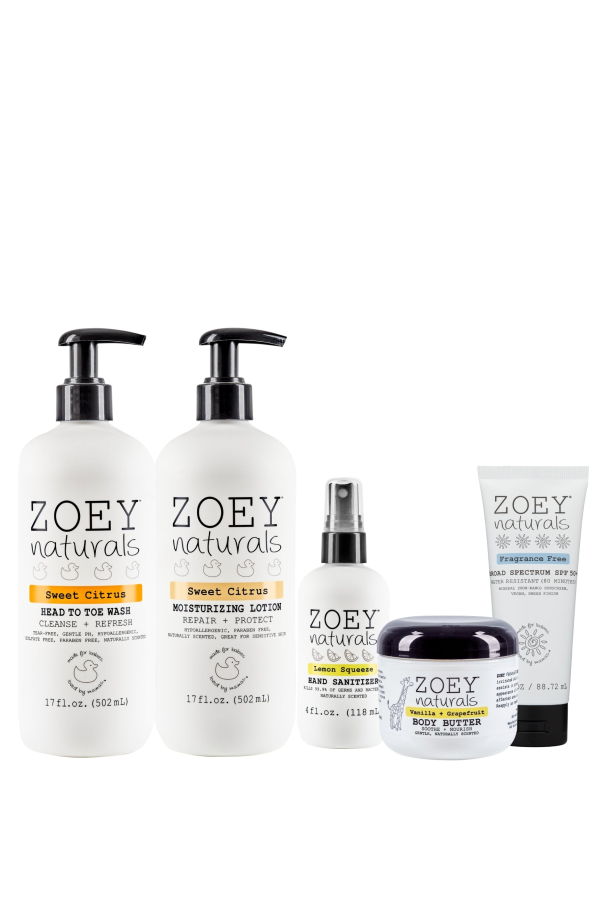 Zoey Naturals Sweet Citrus Care Bundle Set