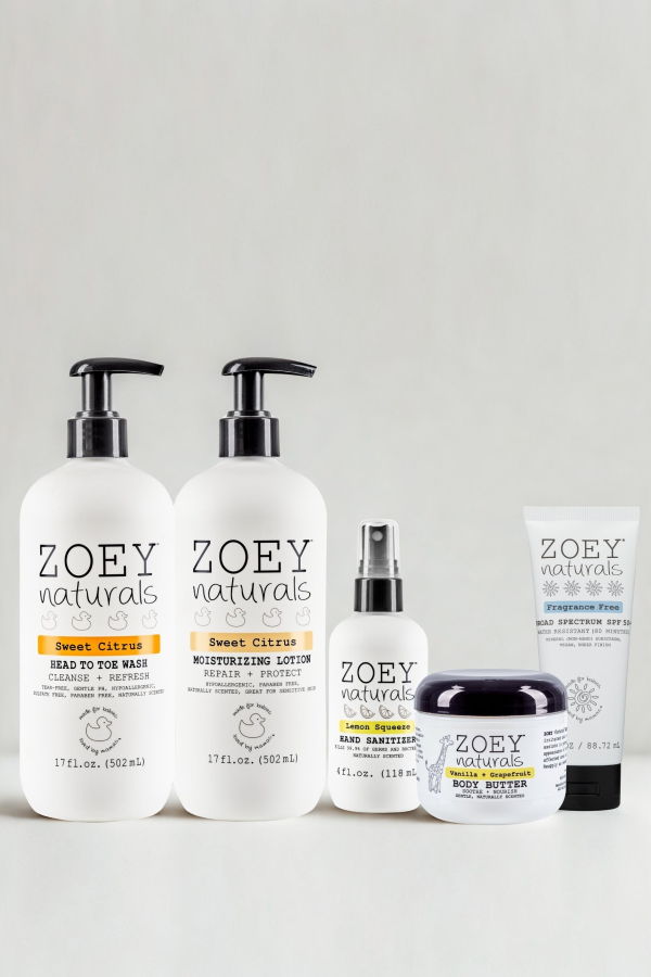 Zoey Naturals Sweet Citrus Care Bundle Set