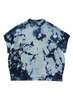 Blue Blue Japan Unisex Indigo Shibori French Sleeve T-Shirt - Thumbnail 1