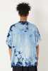 Blue Blue Japan Unisex Indigo Shibori French Sleeve T-Shirt - Thumbnail 7