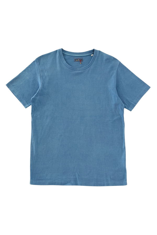 Blue Blue Japan Knitted Pure Indigo Hand-Dyed T-Shirt