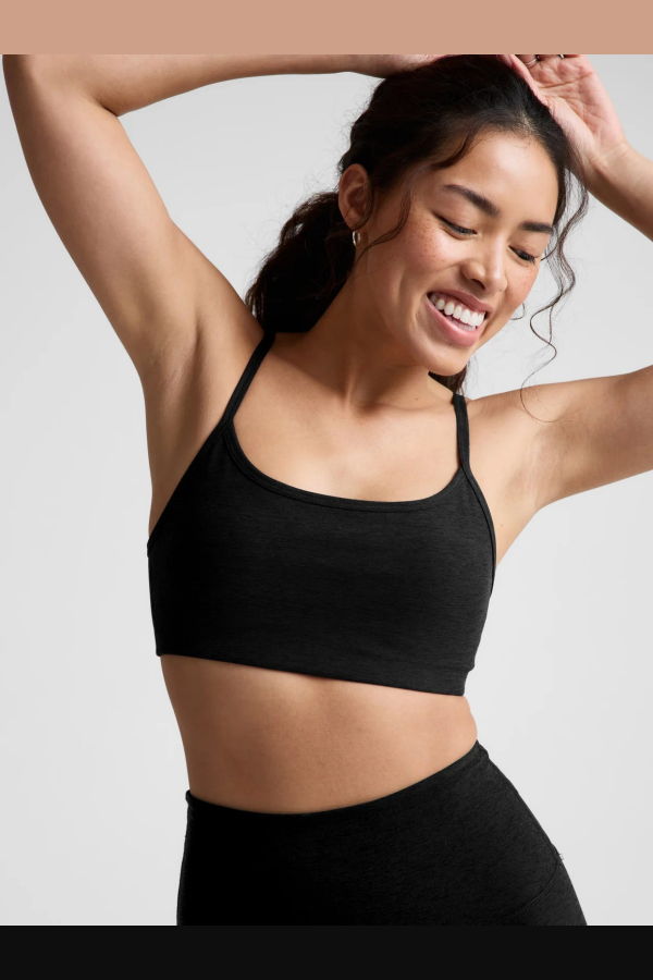 Beyond Yoga Spacedye Forever Bra - Darkest Midnight