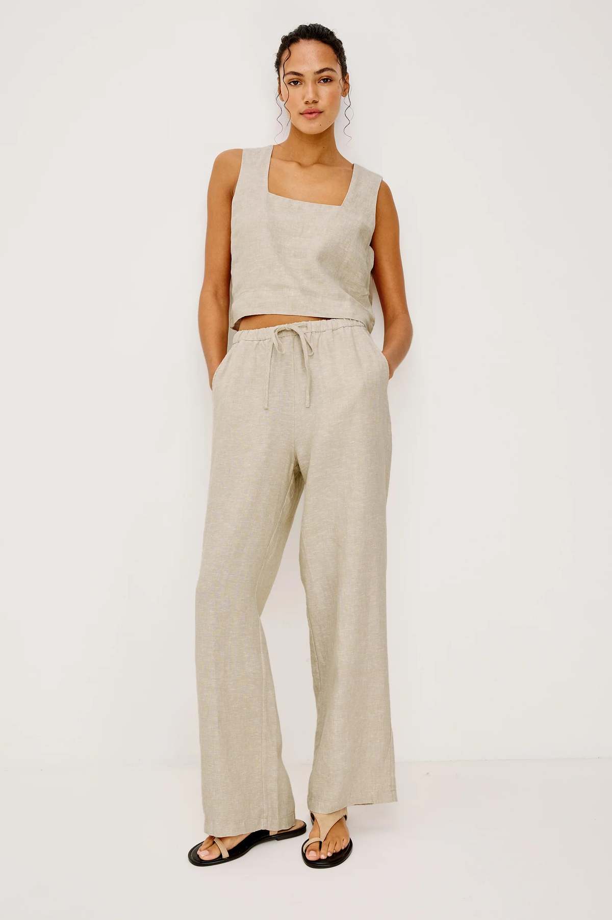 Rails Emmie Pants - Heathered Flax - Image 2 of 5