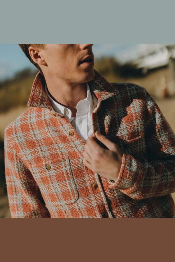 Taylor Stitch Cutter Overshirt - Salmon Plaid