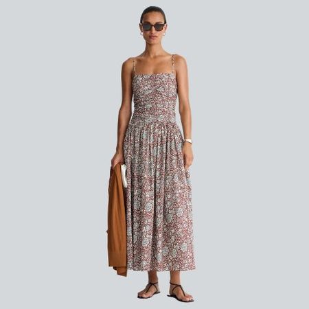 Black Polka Stevie Maxi Dress | Garmentory