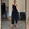 Zii Ropa Mid-weight French Linen Jumpsuit - Thumbnail 1