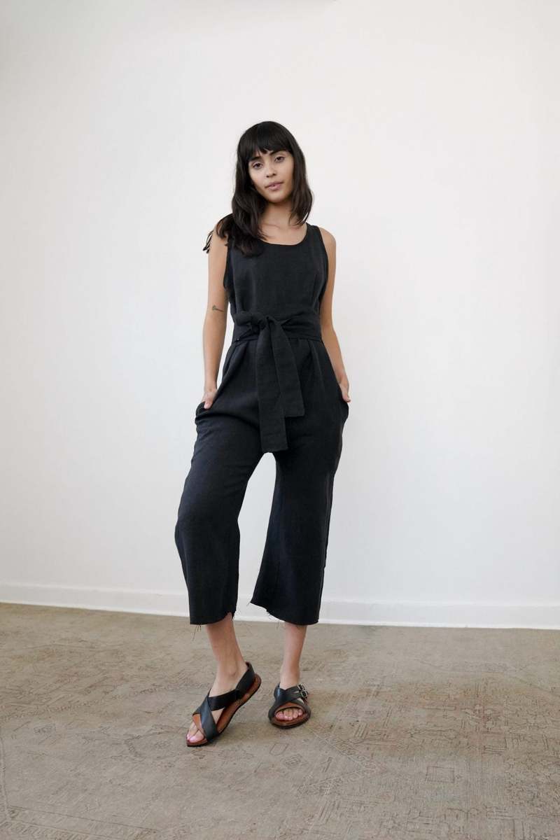 Zii Ropa Mid-weight French Linen Jumpsuit