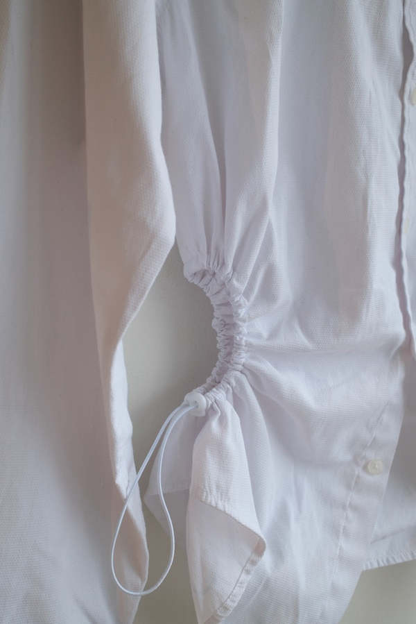 NENA HANSEN Bungee Shirt - Textured White