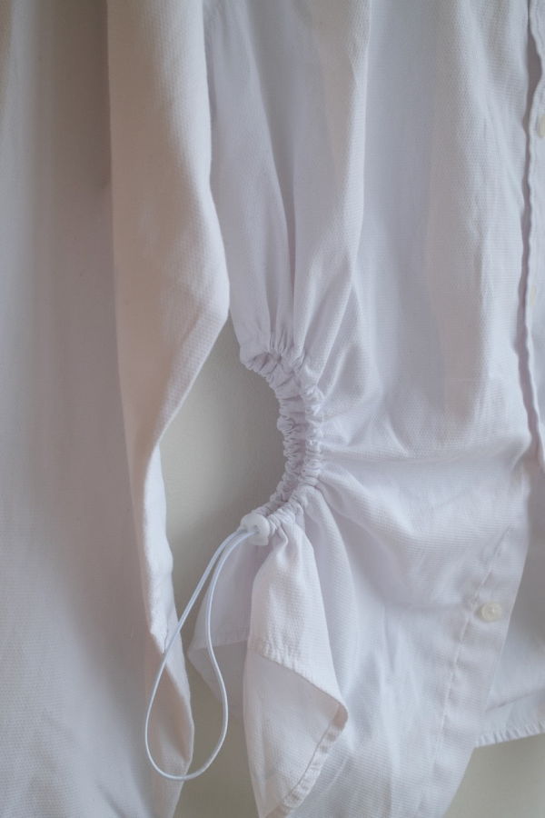 NENA HANSEN Bungee Shirt - Textured White