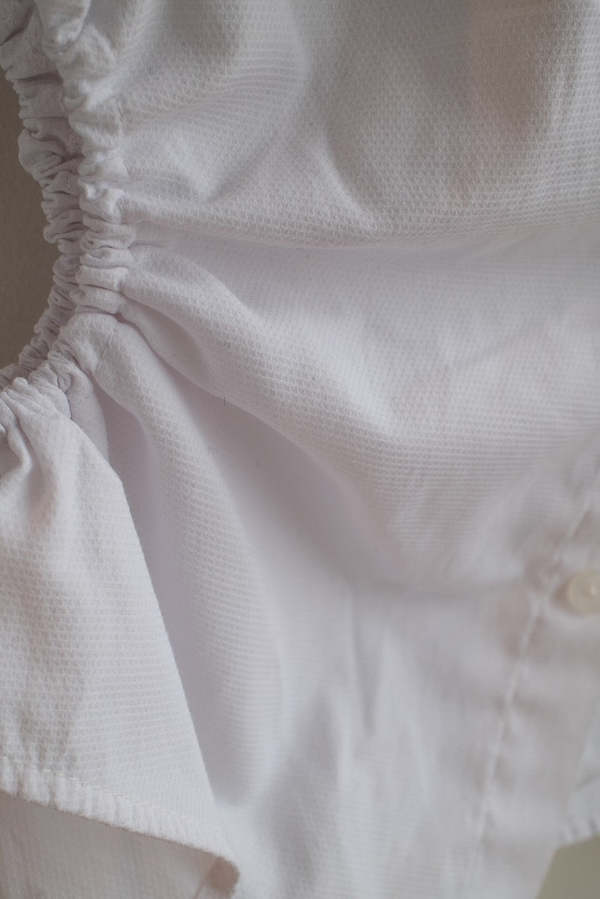 NENA HANSEN Bungee Shirt - Textured White