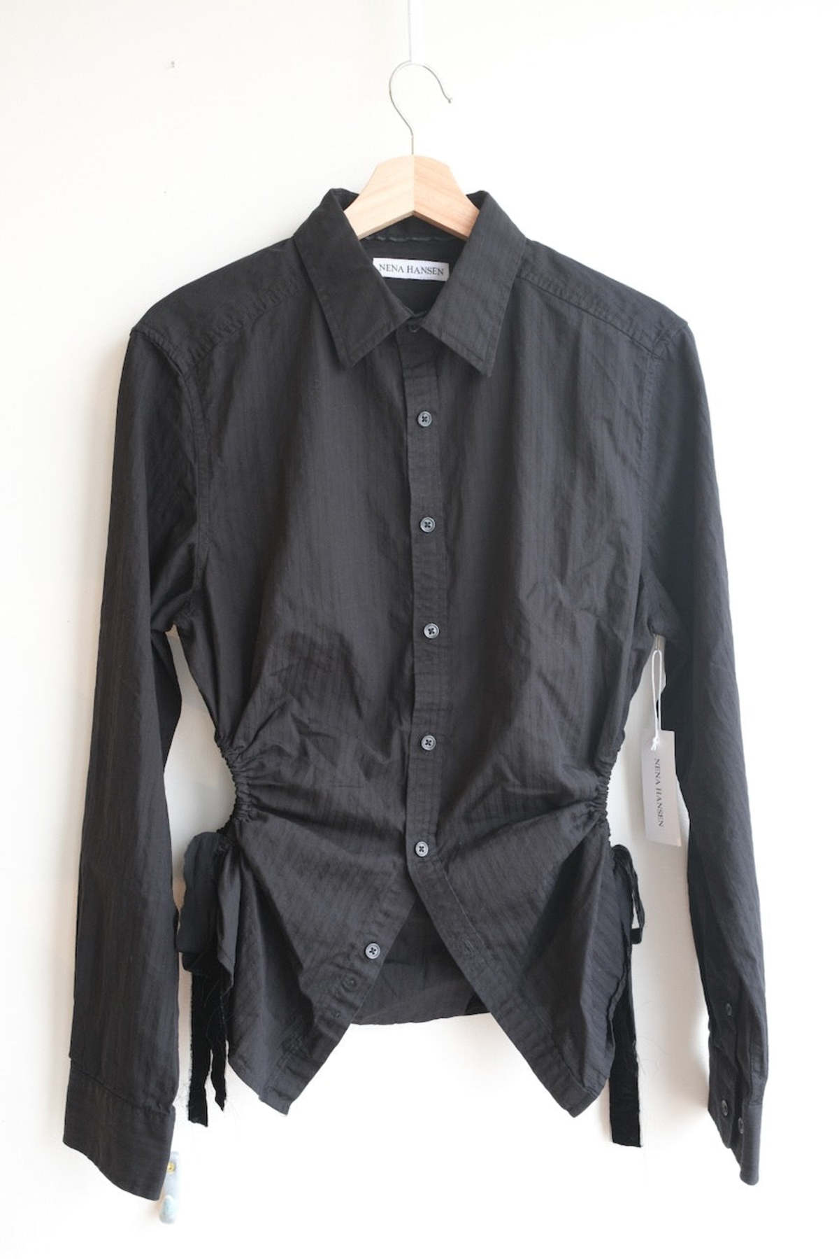 NENA HANSEN Velvet Bow Bungee Shirt - Image 1 of 2