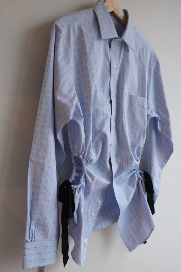 NENA HANSEN Velvet Bow Bungee Shirt