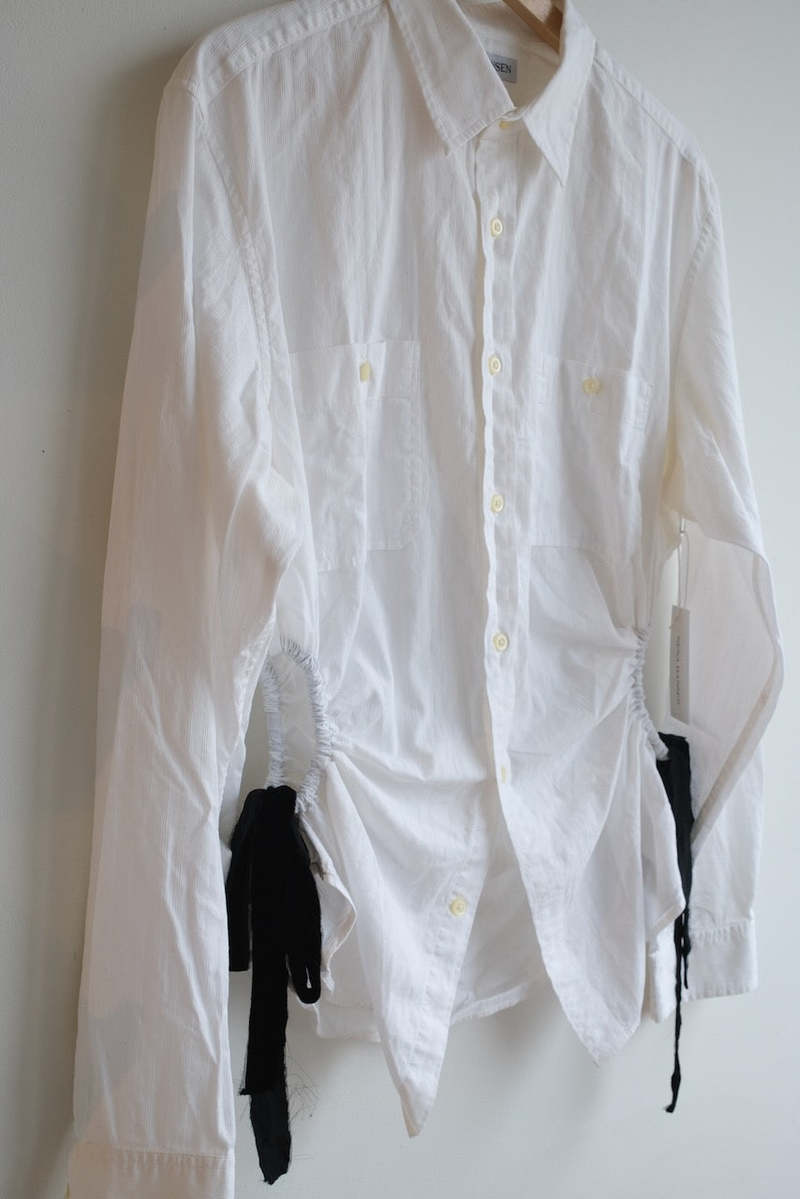 NENA HANSEN Velvet Bow Bungee Shirt