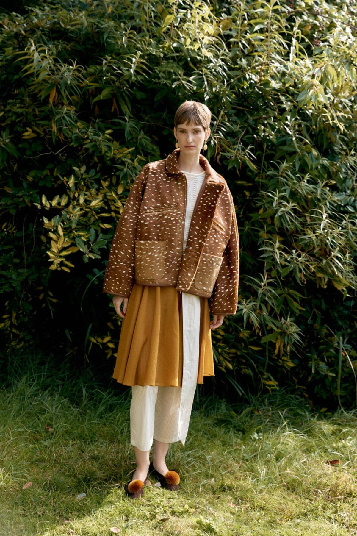 CAWLEY STUDIO Deer Print Flying Jacket - Deer - Image 1 of 5