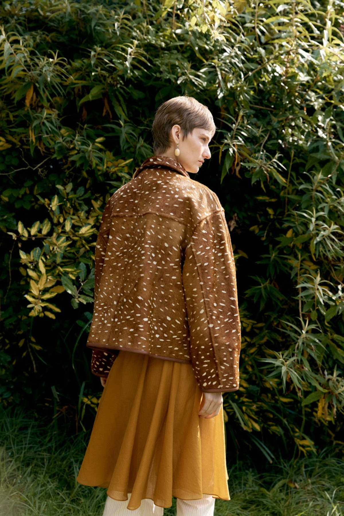 CAWLEY STUDIO Deer Print Flying Jacket - Deer - Image 3 of 5