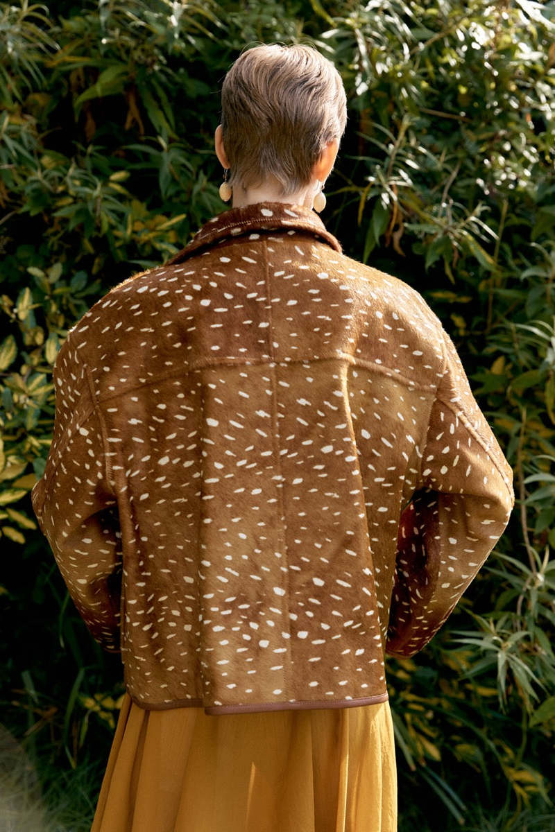 CAWLEY STUDIO Deer Print Flying Jacket - Deer