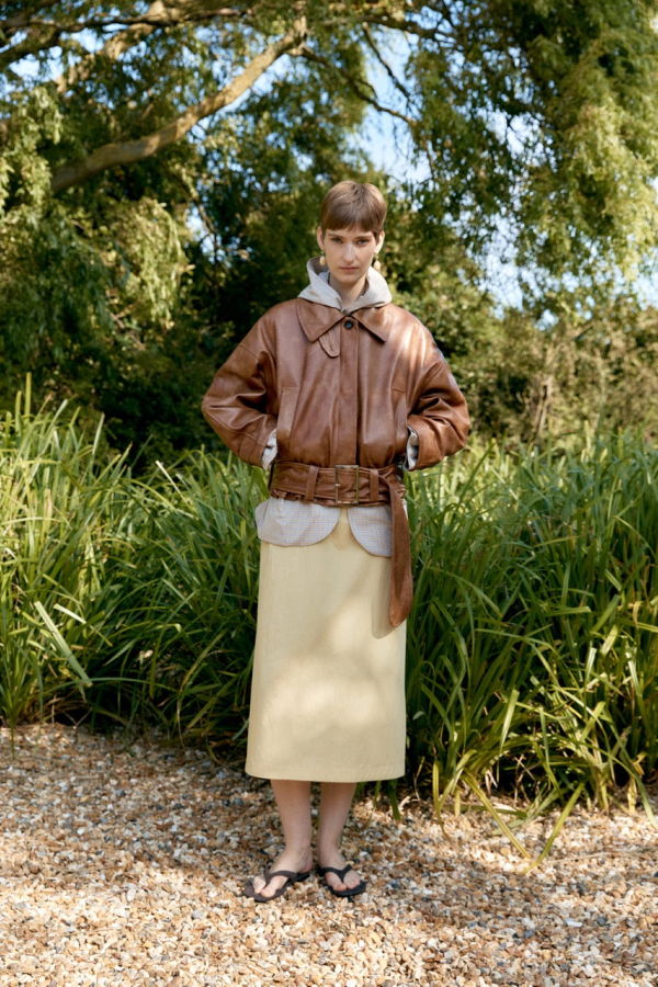 CAWLEY STUDIO Holborn Leather Nara Jacket - Tan