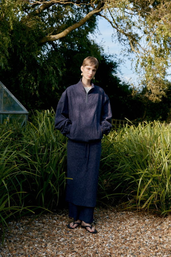 CAWLEY STUDIO Miles Pullover Jacket - Aubergine