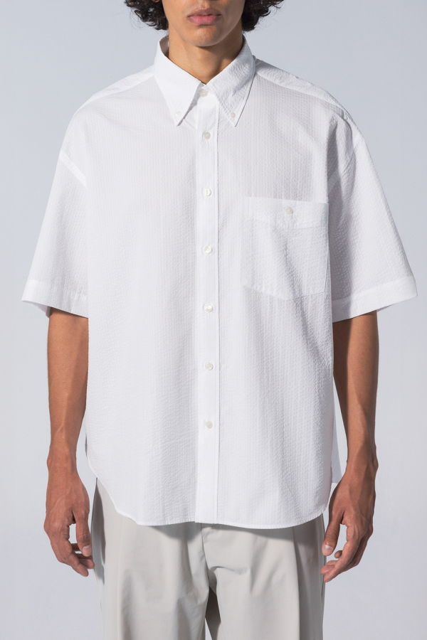 unfeigned Baggy Seersucker Shirt