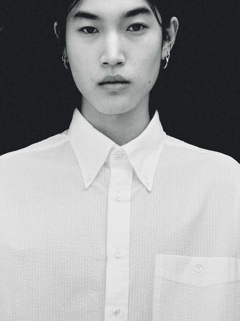 unfeigned Baggy Seersucker Shirt