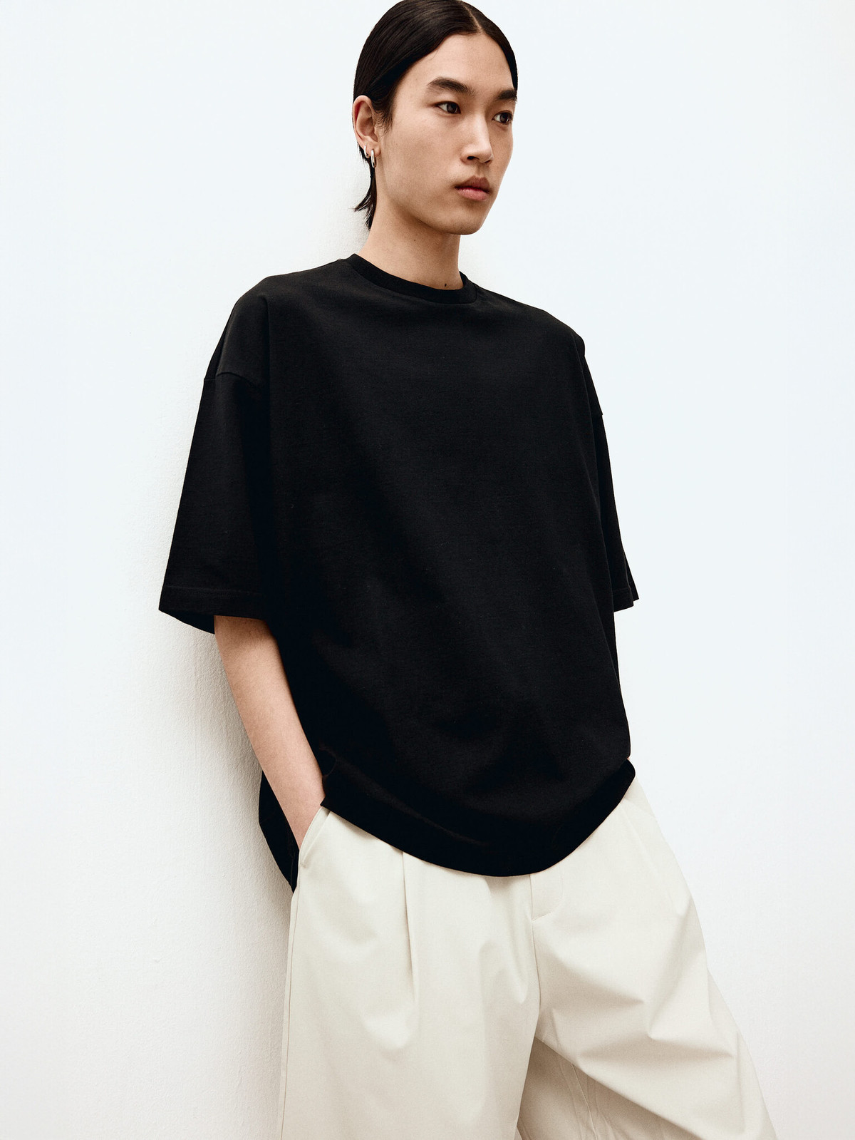 unfeigned Oversized Organic Cotton T-Shirt - Image 3 of 9
