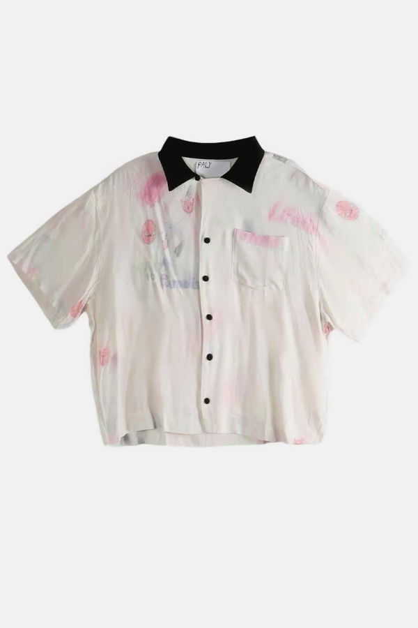 PALY HOLLYWOOD Multi Crayon Silk Shirt