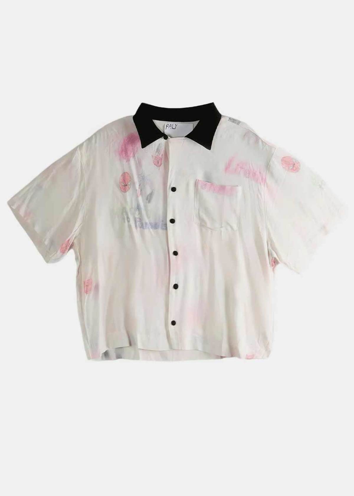 PALY HOLLYWOOD Multi Crayon Silk Shirt - Image 1 of 4