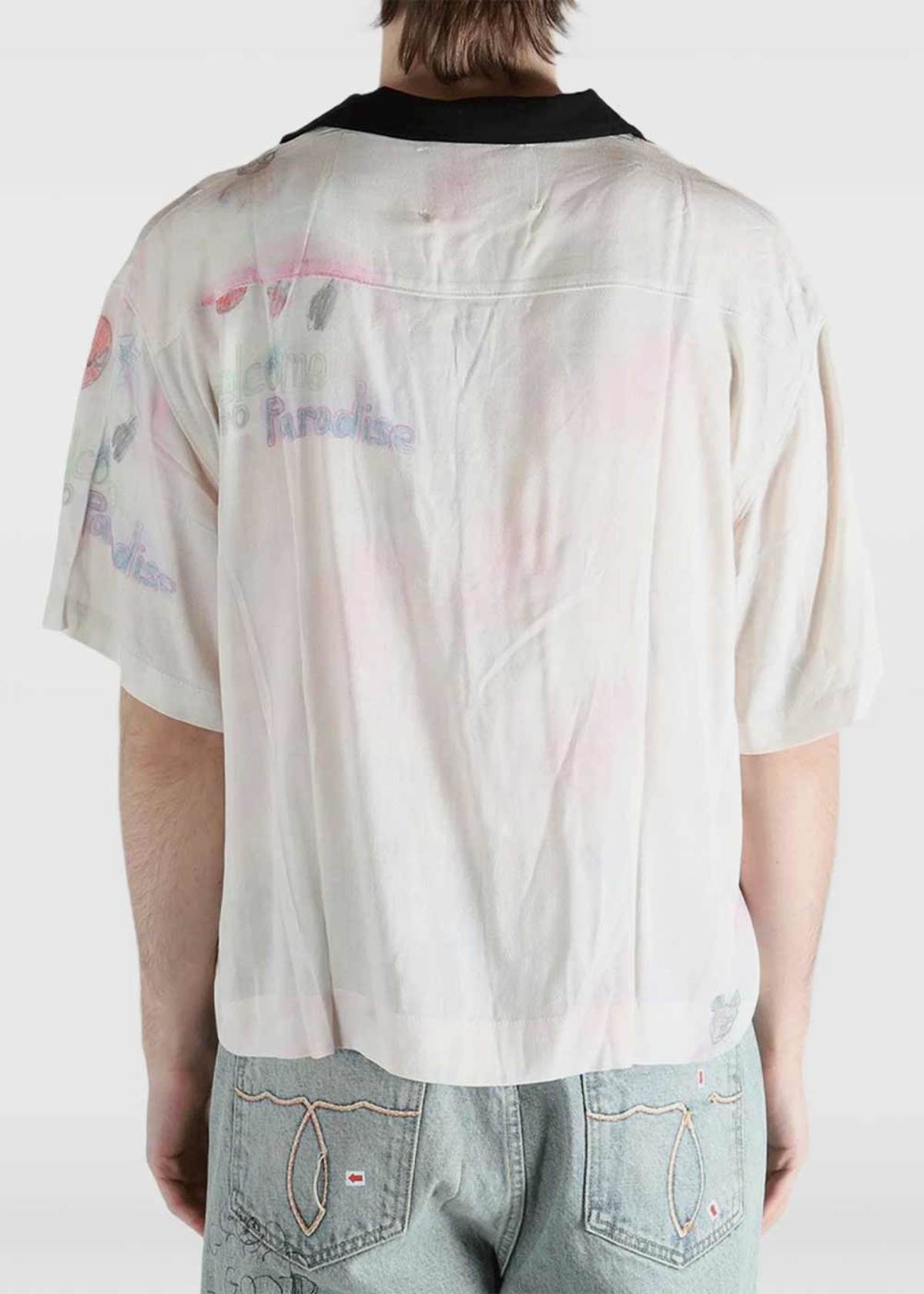 PALY HOLLYWOOD Multi Crayon Silk Shirt - Image 4 of 4