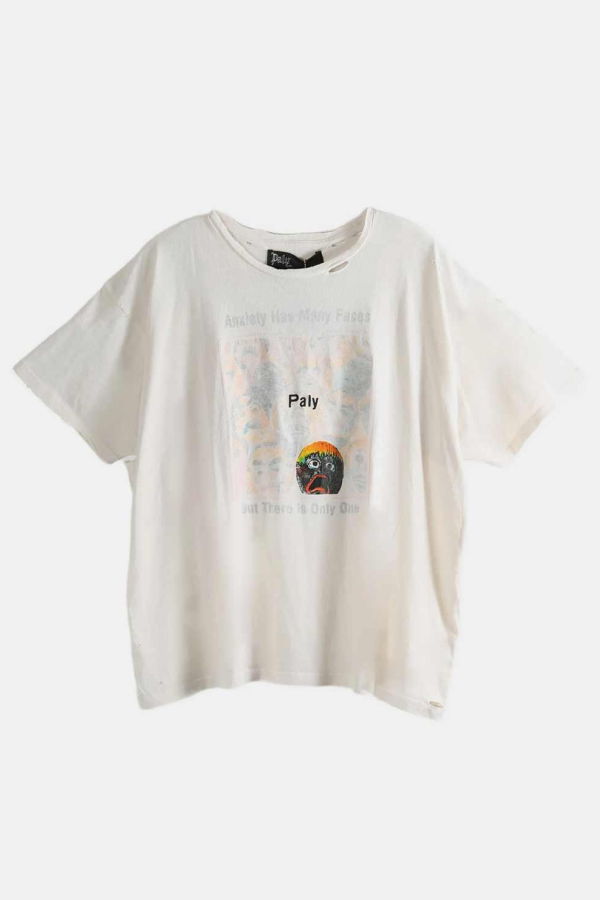 PALY HOLLYWOOD Anxiety Tee - Vintage Cream