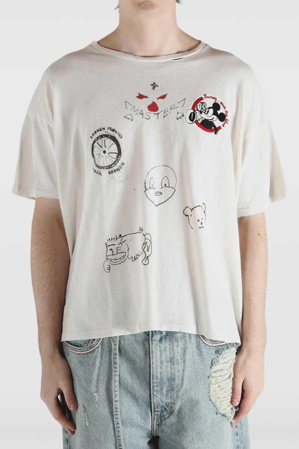 PALY HOLLYWOOD Signature Tee - Vintage Cream