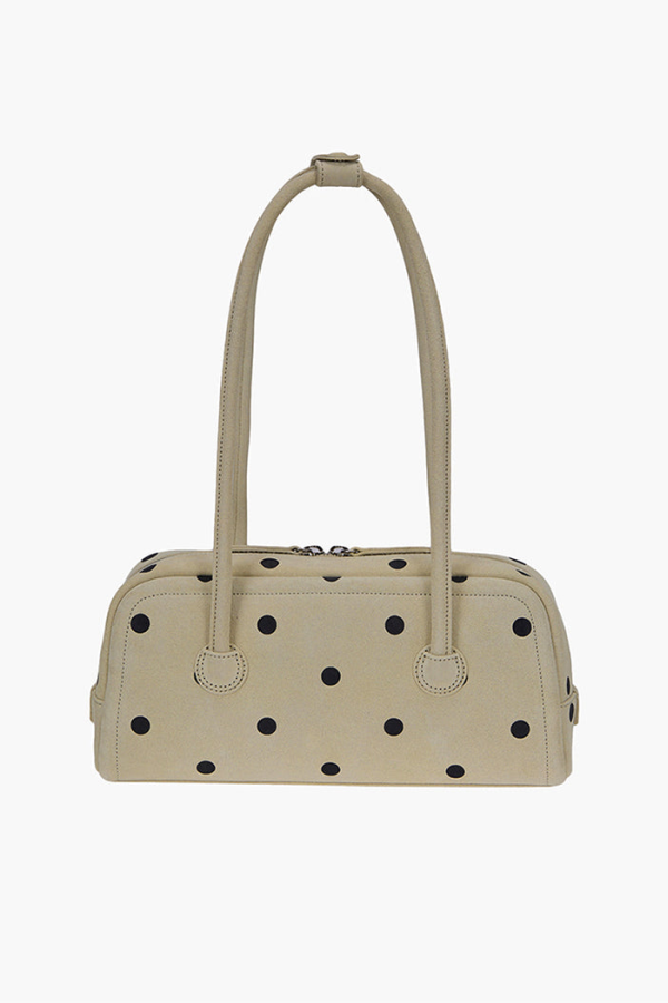 MARGESHERWOOD Soft Baguette Bag - Blond Wood Printed Suede